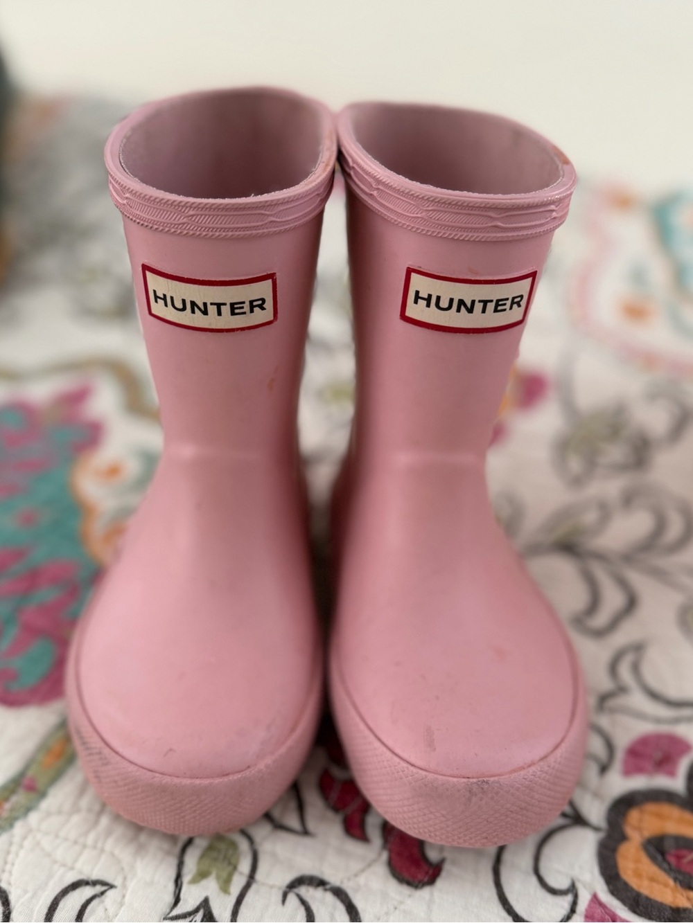 Hunter Boots - Light Pink - Toddler Girl Size 7